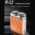 thumbnail image 4 of compatible Beard Shaver, Rechargeable Electric Shaver Double Ring Magnetic Cutter, Mini Electrict Shaver Trave_Perfect Gift, 4 of 5