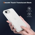 thumbnail image 5 of Decase for iPhone 16e Skin-Feel Translucent Case,Military Grade Anti-Drop Rugged Shockproof and Anti-Yellowing Protection Cover,Anti-Scratch Soft TPU + Hard PC Hybrid Cover for iPhone 16e,A, 5 of 7