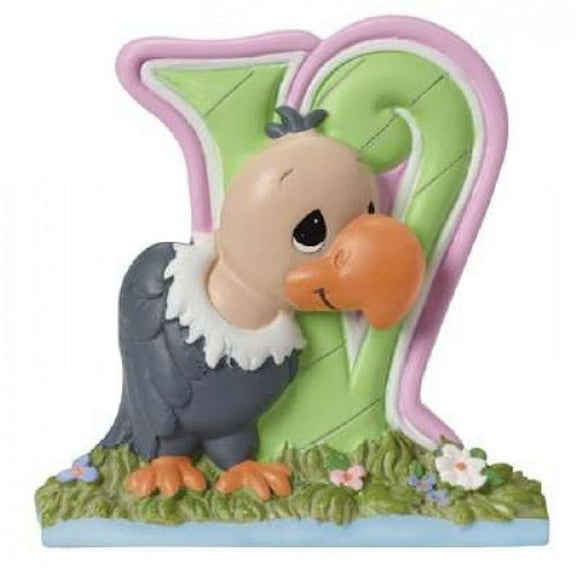 Precious Moments Animal Alphabet Letter V Figurine #153436