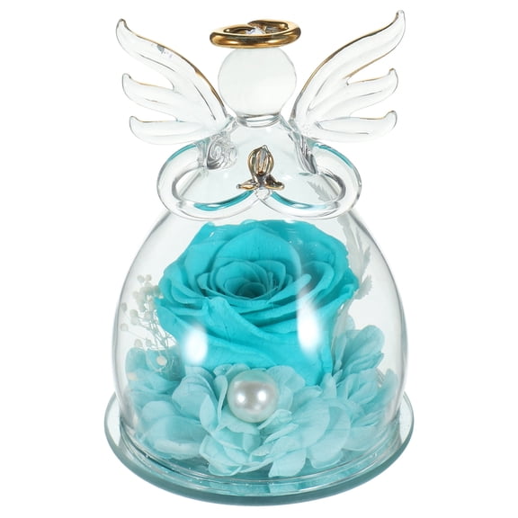 VERDANVERSE Flower Globe Glass Ornament Romantic 1 Pc