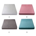 thumbnail image 4 of Yuarrent Funda de colchón en variedad de colores para mayor comodidad y estilo. Protector de colchón lavable a máquina. Juegos de cama gris oscuro 90cmx200cm, 4 of 6