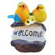 thumbnail image 1 of Adornos de bienvenida de pájaros amarillos para jardín al aire libre, estatuas de pájaros, esculturas decorativas, 1 of 6