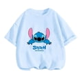 thumbnail image 3 of Camisón bonito de verano para niñas, camiseta con estampado 3D de Lilo y Stitch, camiseta de manga corta con cuello redondo, ropa de moda informal para niñas, 3 of 5