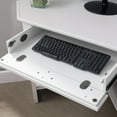 thumbnail image 4 of Corner Computer Writing Desk in White, 4 of 15