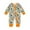 l#Green1559, variant on CAIVO Boys Thanksgiving Romper Long Sleeve Jumpsuit Zip Up Baby Onesie With Cute Pumpkin Letter Print Soft Comfortable Clothes Boho Child One-Pieces