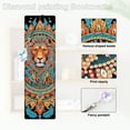 thumbnail image 4 of 4pcs Diamond Painting Bookmark Kit 5D DIY Lion Design with Shimmering Handcrafted Artwork For Book Lovers Perfect for Birthdays, Christmas, and Holidays, 4 of 7