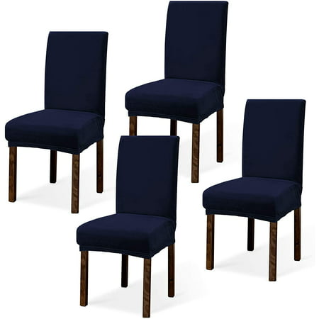 2 4 6 Pack Velvet Chairs Protectors For, Plush Dining Room Chairs