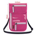 thumbnail image 3 of Travel Passport Bag RFID Multi-function Document Bag Hanging Neck Passport Holder Bag Passport Protective Cover, 3 of 9