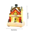 thumbnail image 5 of VOTRUDI Colorful Small House Window Decoration,Christmas Ornaments Clearance,Christmas Decor Gift,Christmas Indoor Decor for Room Office Tabletop,B, 5 of 5