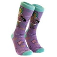 thumbnail image 2 of Womens Cat Lady Sock Funny Novelty Cute Pet Face Cool Kitty Funky 90s, 2 of 8