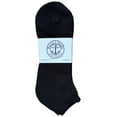 thumbnail image 4 of 48 Pairs Of Yacht & Smith Mens Wholesale Bulk No Show Ankle Socks, Cotton Sport Athletic Socks - Size 10-13 (Black), 4 of 5