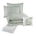 thumbnail image 4 of Mainstays 5-Piece Sage Floral Comforter Set, King, 4 of 12