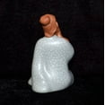 thumbnail image 4 of Chinese Tea Saint Lu Yu Sculpture Ceramic Statues Table Decoration, 4 of 6