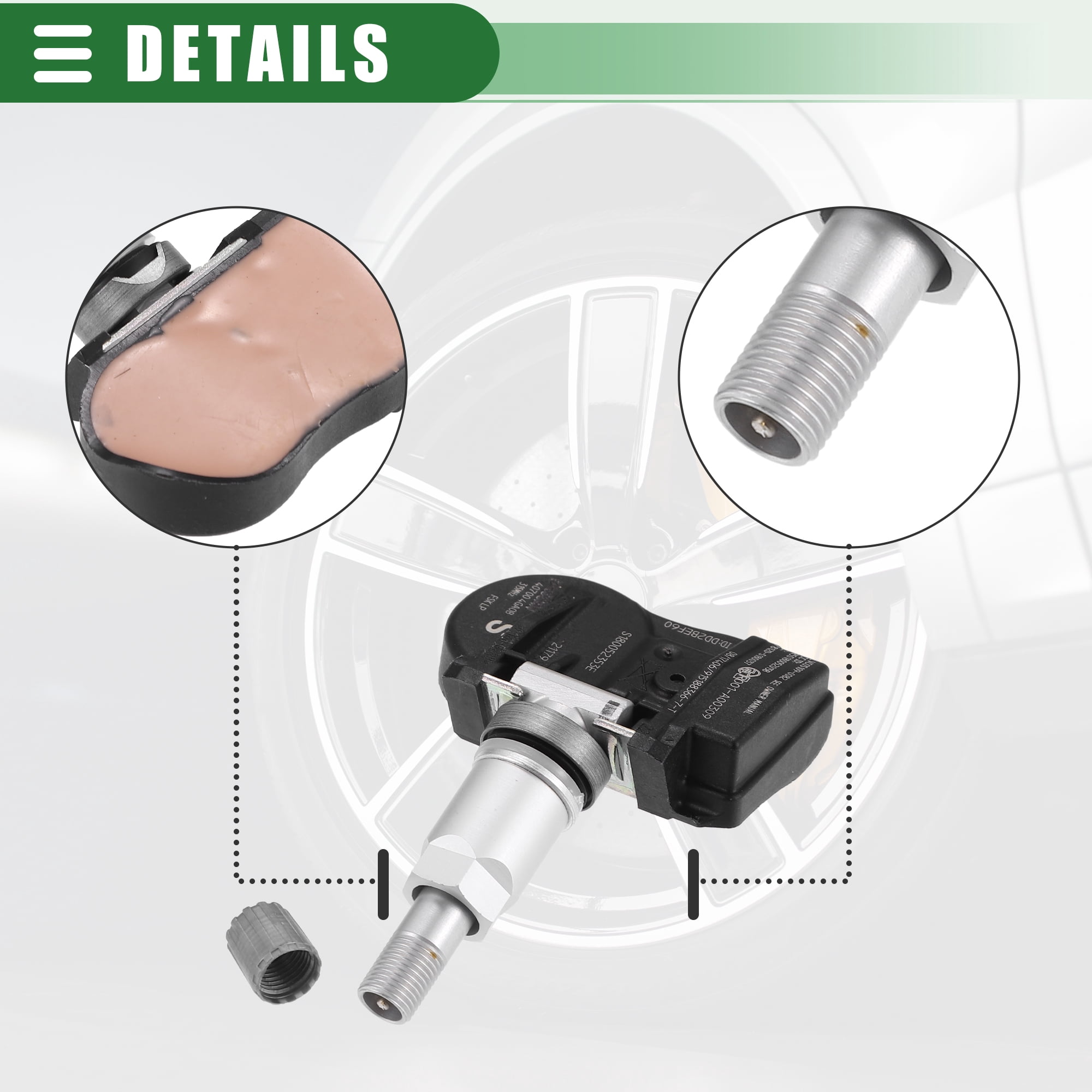 BERISOUG 1 Piece 40700-4GA0B Tire Pressure Sensor TPMS For 2014 2015 Nissan Infiniti - View #6