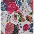 thumbnail image 4 of DK Homewares Boho Decorative Couch Throw Pillow Covers 16 x 16 Inch Cotton Kantha Tropicana Ethnic Square Toss Cushion Covers (Size - 40x40 cm ; Color: White ) - Set of 2 Pcs (Cover Only), 4 of 4