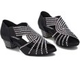 thumbnail image 4 of Women Rhinestone Dance Shoes Ballroom Latin Salsa Bachata Performance Dance Dancing Shoes_Special Gift, 4 of 5