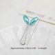 thumbnail image 3 of 12Pcs Multicolor Oval Pearl Muslim Hijab Scarf Metal U Clip Headscarf Brooch Pin, 3 of 4