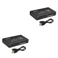 thumbnail image 3 of Seitruly Lector de tarjetas USB 2.0 Adaptador de lector de tarjetas TF CF Mini SDHC MMC MS Dispositivo de lectura Negro 2Conjunto, 3 of 6