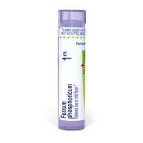 Boiron Ferrum Phosphoricum 1M, Homeopathic Medicine for Low Or Mild Fever, 80 Pellets