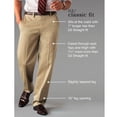 thumbnail image 2 of Dockers Men's Signature Khaki Classic Fit Pant, Dark Khaki, 34x30, 2 of 3
