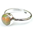 thumbnail image 2 of Ethiopian Opal Ring, 925 Silver Ring, Statement Ring, October Birthstone Ring, Boho Jewelry, Dainty Ring Women Ring, Thin Ring, Gift For Her, 2 of 2