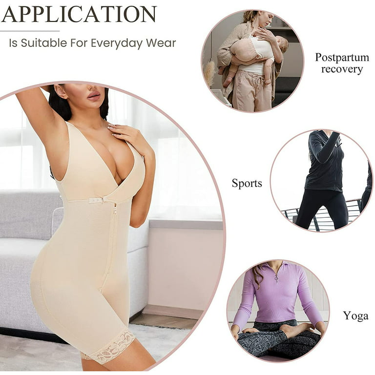 Lilvigor New Fashion Bodysuit for Women Tummy Control Shapewear Seamless  Sculpting Thigh Slimmer Fajas Colombianas Full Body Shaper