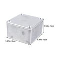 thumbnail image 6 of WRISTBIQUE Silver Guitar Pedal Enclosure Durable Aluminum Organizer for Storage 2Pcs, 6 of 8