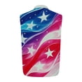 thumbnail image 6 of BVOFAR 4th of July Tank Tops for Men Casual American Flag Stars and Stripes Graphic Tees Button Down Patriotic Sleeveless Shirts with Pockets 250th Anniversary USA Tops Pink XXXL, 6 of 6