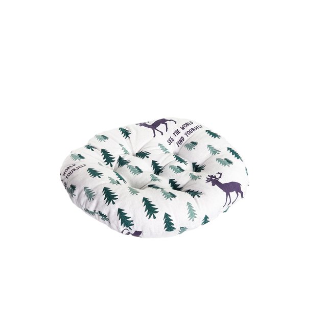 Injueey Cojín de suelo y cómodo para la máxima relajación, cojín para sentarse multiusos, cojín para silla, cojín para respaldo Decoración del hogar Ciervo del bosque 50cm*50cm*9cm