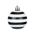 thumbnail image 5 of Eespoir 24 Pcs Christmas Ball Ornaments, Xmas Plastic Stripe Hanging Ball, Xmas Plastic Stripe Balls, Hanging Ball Ornaments, For Christmas Tree Party Decor, Festive Supply Set(E), 5 of 9