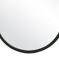 thumbnail image 4 of 20 Inch Contemporary Style Oblong Shape Mirror, Black - Saltoro Sherpi, 4 of 5