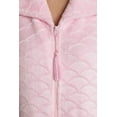thumbnail image 4 of Just Love Plush Zipper Lounger Robe for Women (Pink, 1X), 4 of 4
