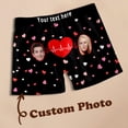 thumbnail image 6 of Men Valentines Boxer Briefs Funny Face Novelty Underwear Comfort Breathable Soft Underpants Black XXL, 6 of 7
