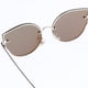 thumbnail image 3 of Gafas de terre de ojos de gato para mujer, gafas vintage tamaño para conducir, Azul plateado BLESIY Gafas de sol vintage para mujer, 3 of 4