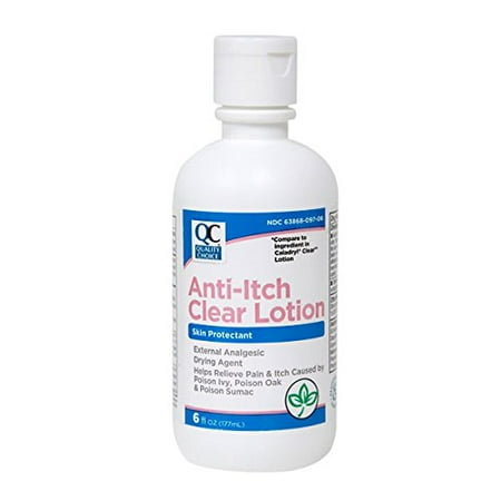 Quality Choice Anti-Itch Clear Lotion for Poison Ivy and oak 6 Ounce (Best Way To Get Rid Of Poison Oak)