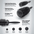 thumbnail image 3 of Professional Round Hair Brush  K-Care NERA XLong Barrel N53, 3 of 5