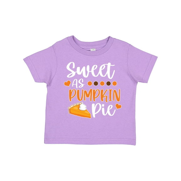 Inktastic Thanksgiving Sweet as Pumpkin Pie Boys or Girls Toddler T-Shirt