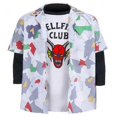 thumbnail image 1 of Sudadera con capucha holgada con estampado digital 3D de Stranger Things 4 para hombre y mujer, serie Hawkins Club, varios colores y tallas., 1 of 5