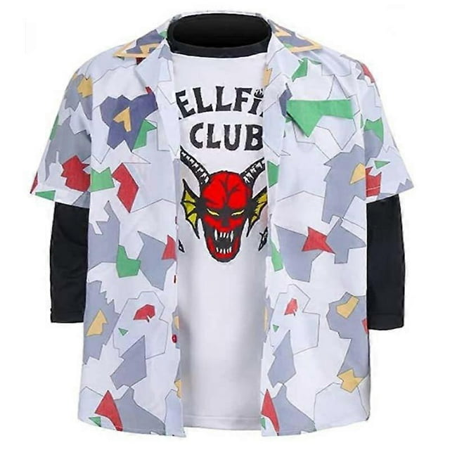 Sudadera con capucha holgada con estampado digital 3D de Stranger Things 4 para hombre y mujer, serie Hawkins Club, varios colores y tallas.