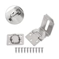 thumbnail image 4 of Anti Theft Stainless Steel Door Lock Hasp Staple Padlock Clasp Shed Latch Tool, 4 of 9