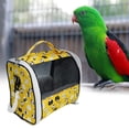 thumbnail image 3 of Bolsa de viaje duradera perfecl para hámster con correa para el hombro cremallera jaula transpirable Amarillo, 3 of 6