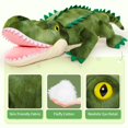 thumbnail image 3 of Karister Alligator Stuffed Animal 23.6", Mommy Crocodile Plush Toy with 3 Baby Crocodile, Stuffed Alligator Plush Gift,Stuffed Crocodile for Kids on Birthday,Christmas or Baby Shower, 3 of 9