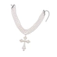 thumbnail image 1 of GUOOL Collier Pendentif Croix, Collier Empilé pour Robe de Soirée, Anniversaire, Couleur, 1 of 9