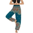thumbnail image 2 of Pantalon de Yoga Imprimé Hippie Boho PJs Lounge pour Femmes Hommes, 2 of 7