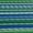 Aqua & Green, variant on 5x7 Waterproof, Reversible Plastic Straw Outdoor Rugs for Patios | Also for Camping, RV, Deck, Porch, Balcony, Camp, Patio | Red, Stripe | Size: 5' x 6'11''