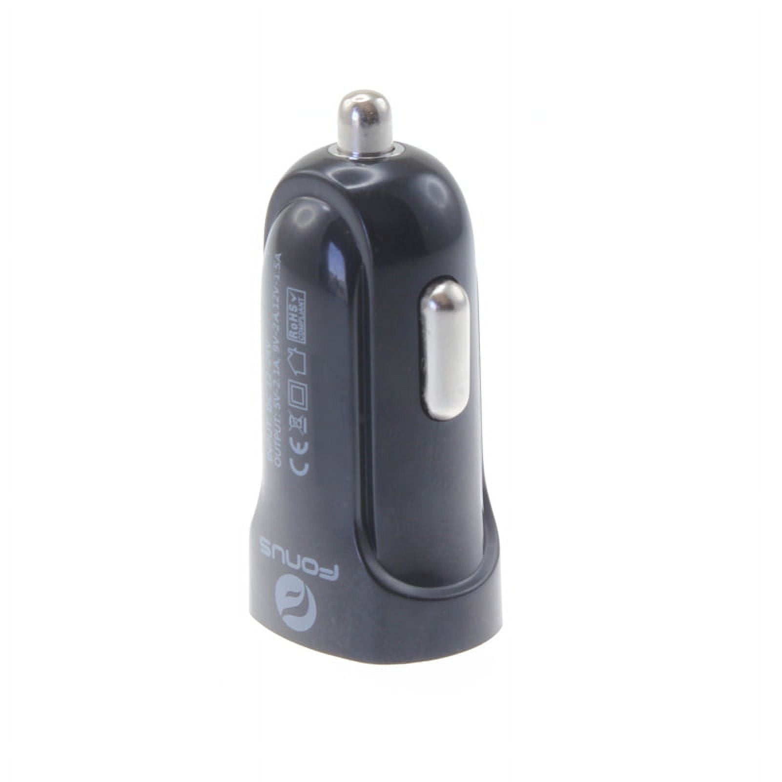 Car Charger w USB-C Cable for Samsung Galaxy A73 5G,A53 5G,A33 5G,A13 5G,A03s Phones - 18W Fast USB Port Power Adapter, Retractable Type-C Charger Power