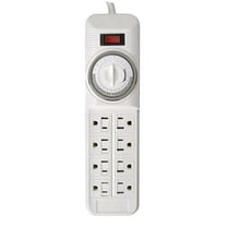 Woods Indoor 8 Outlet Timer Power Strip 125 Volts