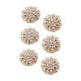 thumbnail image 2 of Tachiuwa 6 Pieces Cufflink Trendy Rhinestone Button Covers for Party Business Wedding A, 2 of 9