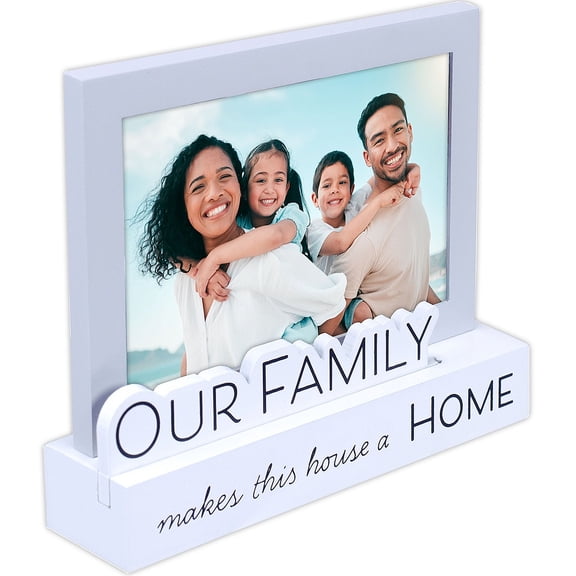 OUR FAMILY MAKES THIS HOUSE A HOME 6x4 frame for your special moments - 4x6