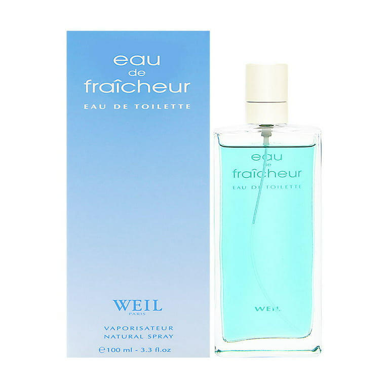 Eau de Fraicheur by Weil for Women 3.3 oz Eau de Toilette Spray